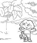 Afficher ce coloriage Dora l'exploratrice Dora 1