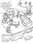 Afficher ce coloriage Dora l'exploratrice Dora 1