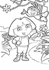 Afficher ce coloriage Dora l'exploratrice Dora 1