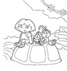 Afficher ce coloriage Dora l'exploratrice Dora 1