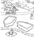 Afficher ce coloriage Dora l'exploratrice Dora 1