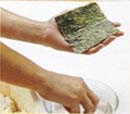 prparation du temaki sushi