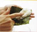 prparation du temaki sushi