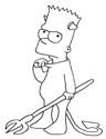 Afficher ce coloriage des Simpson