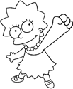 Afficher ce coloriage des Simpson
