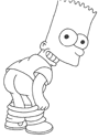 Afficher ce coloriage des Simpson